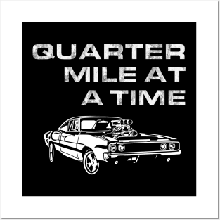 F&F - Charger - Quarter mile at a time Posters and Art